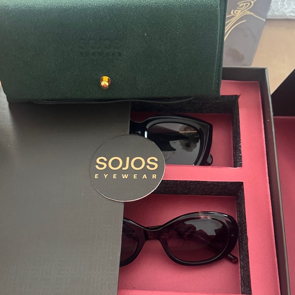 Elegant Black Sunglasses Set